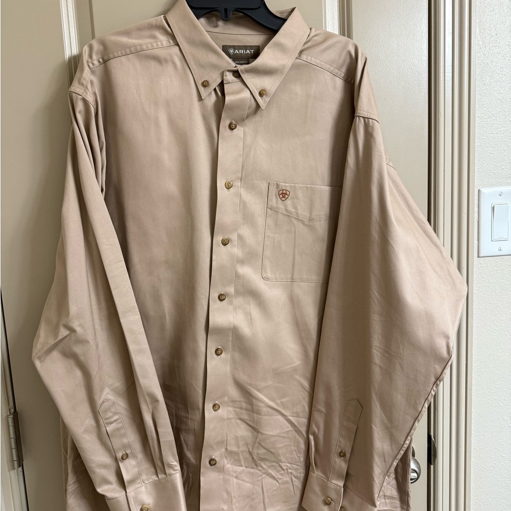 Ariat Men's Beige Shirt